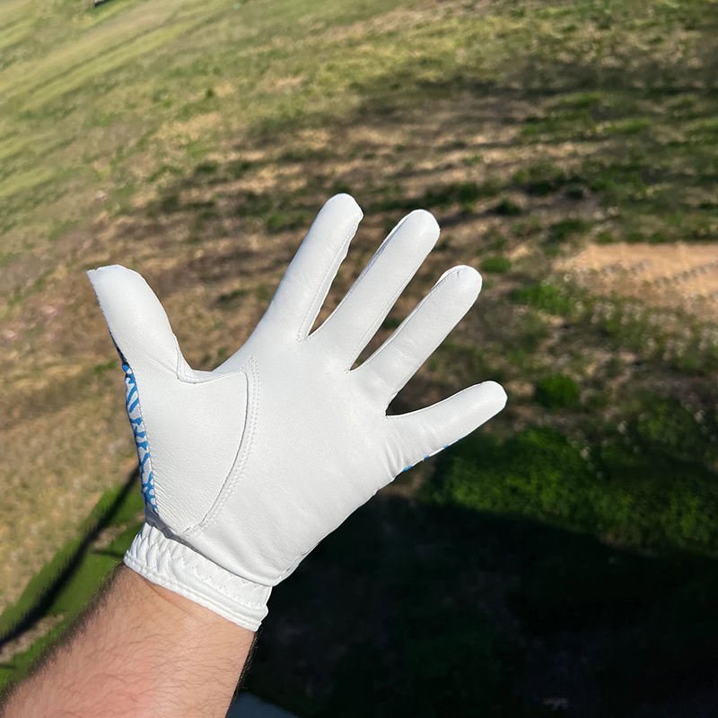 Men’s Sheepskin Adjustable Hook & Loop Closure Gloves for Golf, Fishing and Outdoor Activities with Adjustable Wrist Strap Multi-Color Casual Use - Image 5