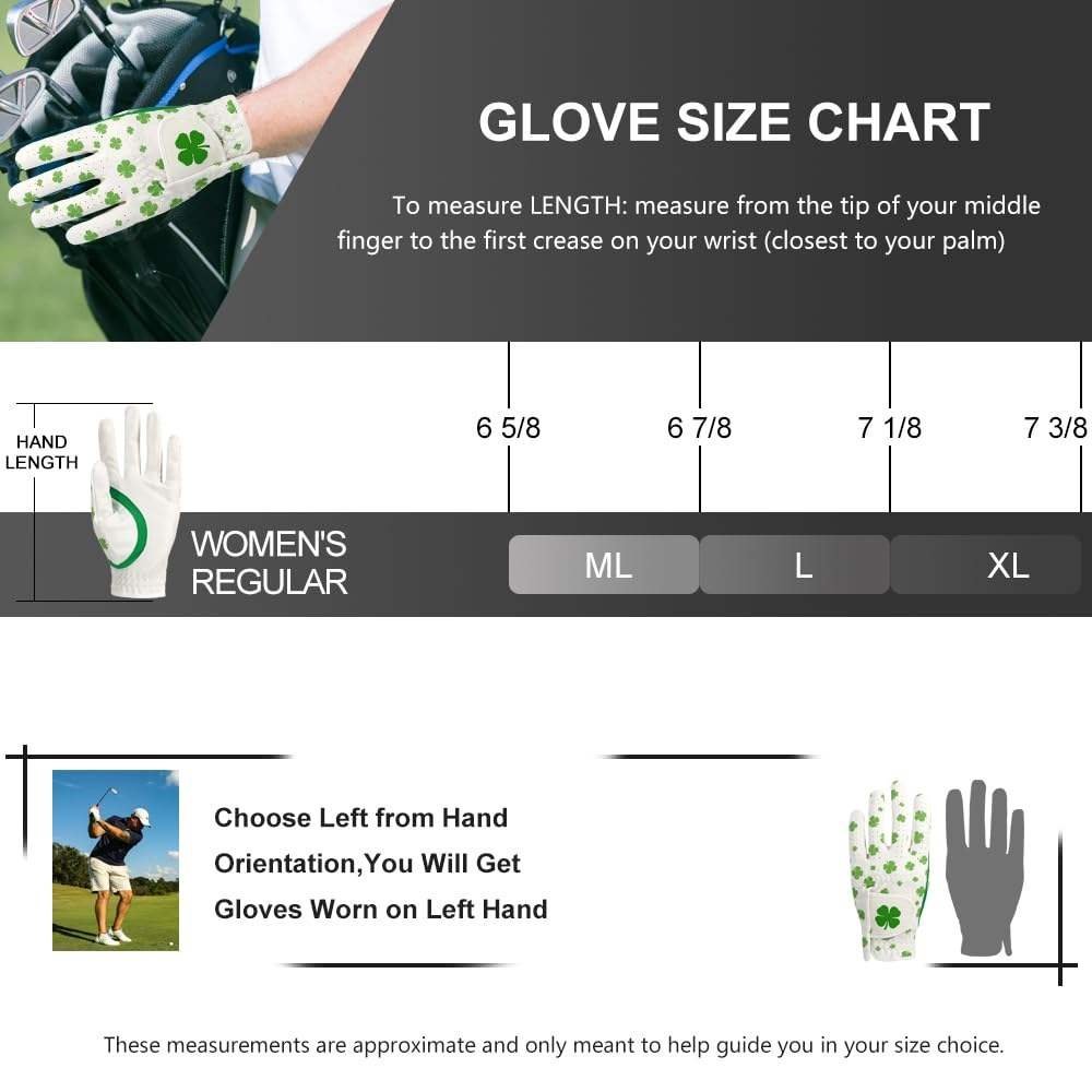 New Arrival Cabretta Leather Golf Gloves Custom Logo Anti Slip White Premium Quality Left Hand Hook & Loop Gloves - Image 4