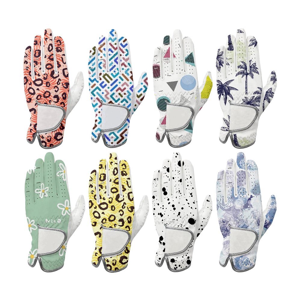 OEM Custom Cabretta Leather Men’s Left Hand Golf Gloves – Printable High Quality Golf Glove - Image 4