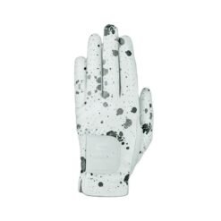 Custom logo anti-slip leather golf gloves for men and women with soft breathable material for wholesale sports apparel