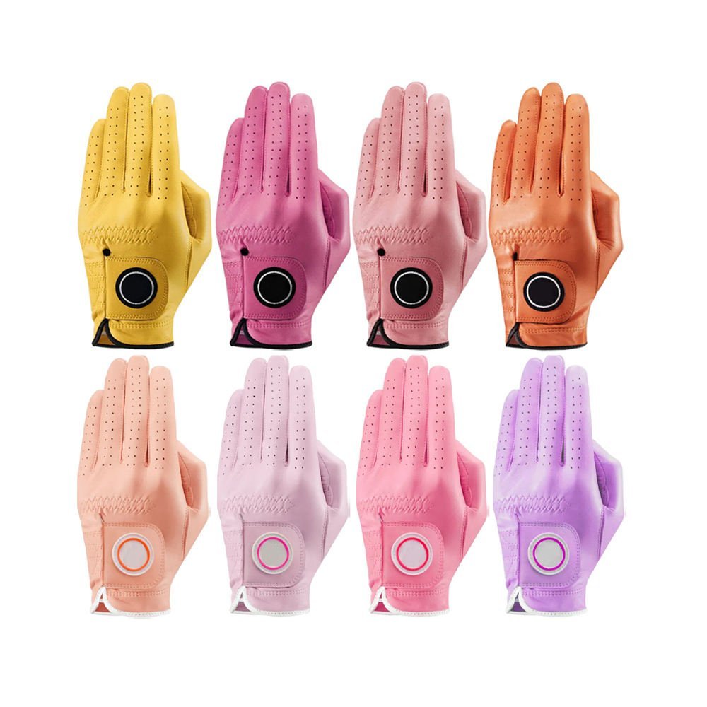 OEM Custom Leather Cabretta Golf Gloves – Private Label Golf Gloves with Custom Logo Printing - Image 2
