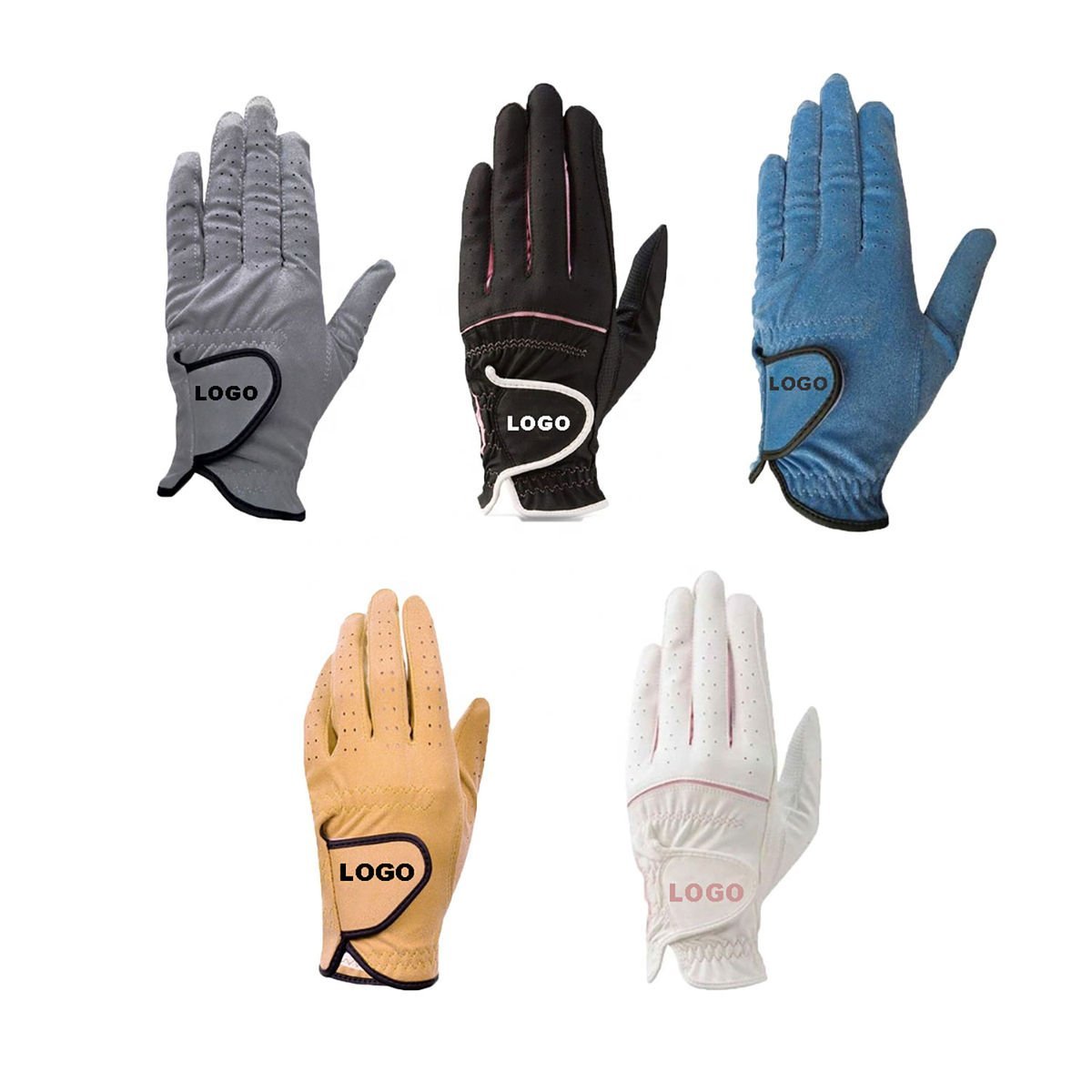 OEM Factory Personalized Cabretta Leather Golf Gloves for Men – Left & Right Hand Branding Retail Quality Gloves - Image 5