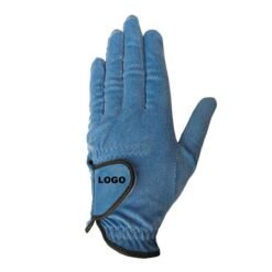 Premium cabretta leather golf gloves for men featuring personalized branding, left and right hand options with retail-quality craftsmanship