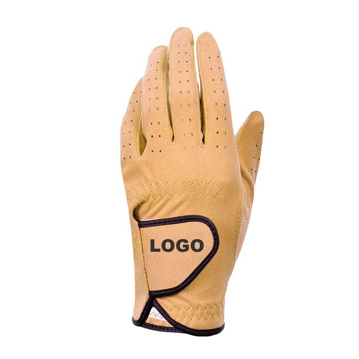 OEM Factory Personalized Cabretta Leather Golf Gloves for Men – Left & Right Hand Branding Retail Quality Gloves - Image 2