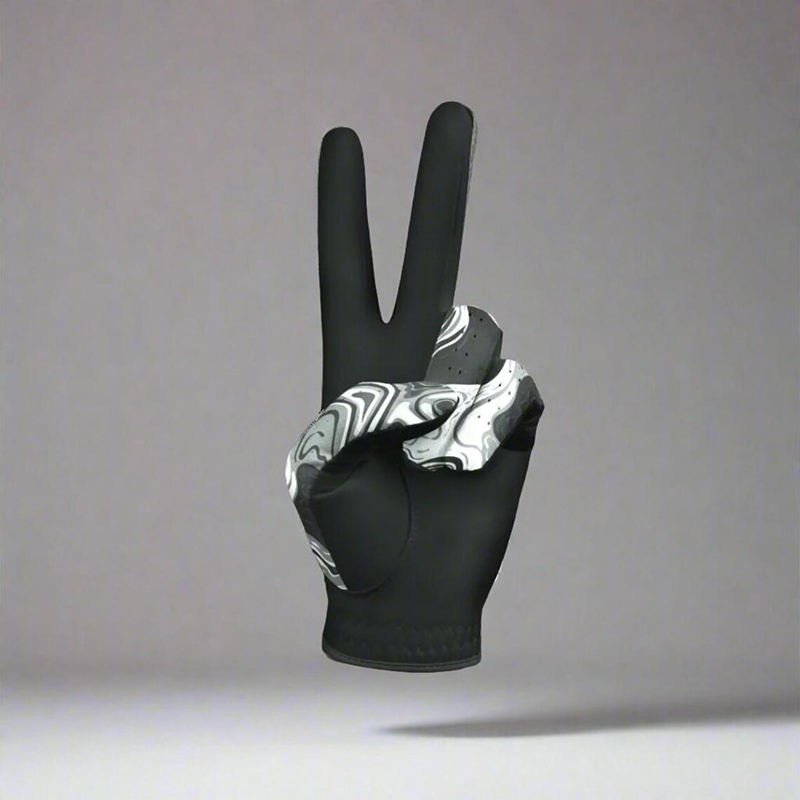 OEM High Quality Custom Breathable Durable Sheepskin Microfiber Leather Golf Gloves Hook & Loop Closure for Men - Image 3
