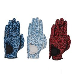 Professional premium sheepskin leather left-hand golf glove with non-slip hybrid grip for men golfers
