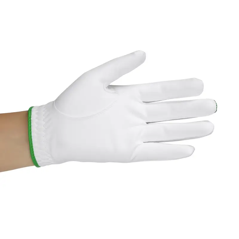 OEM Leather Golf Gloves for Men – Adjustable Strap Soft Cabretta Custom Golf Gloves - Image 3