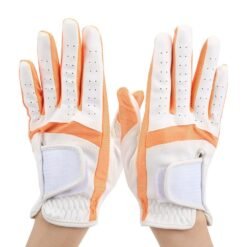 Premium Cabretta leather golf gloves featuring anti-slip grip technology and comfortable fit for all golfers