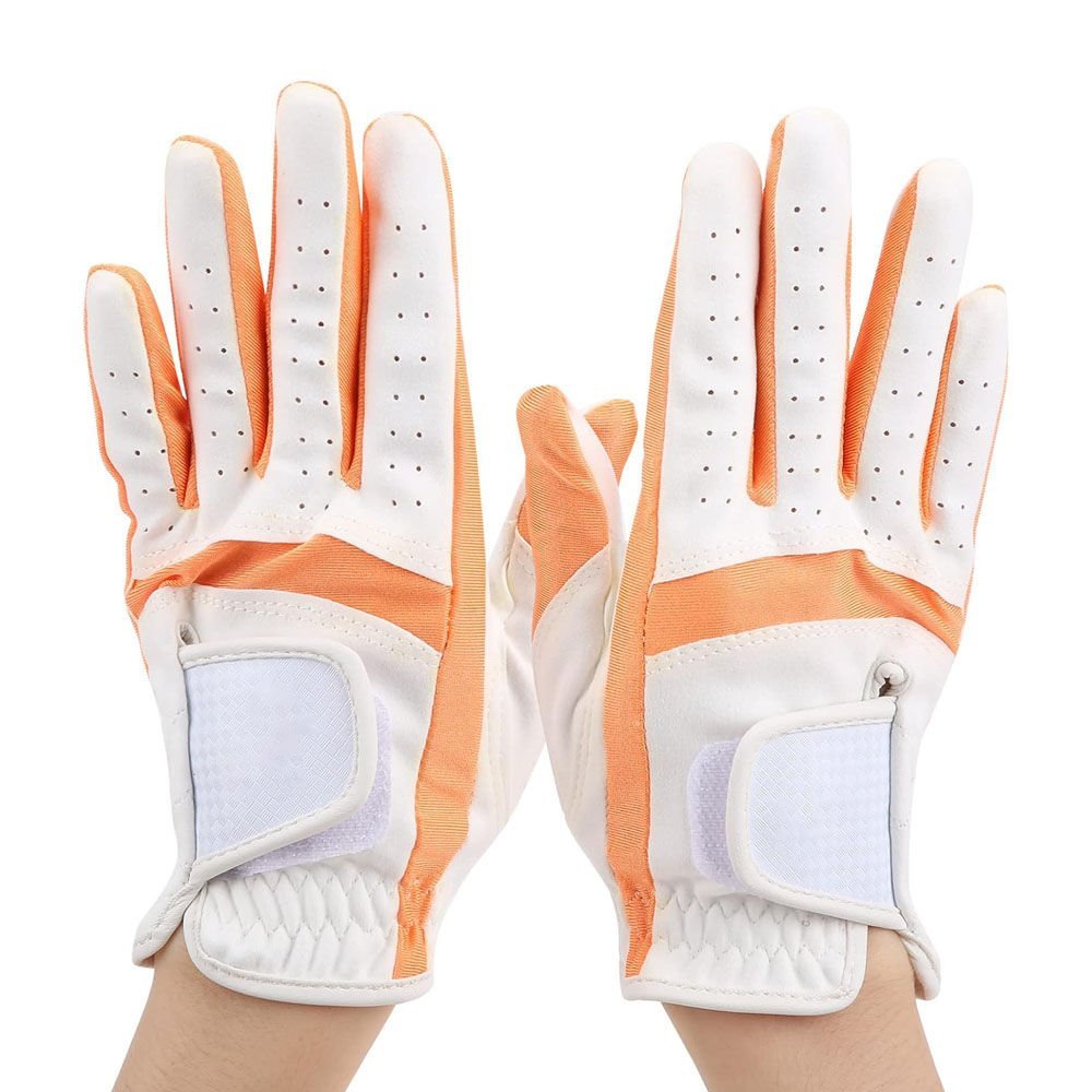 Premium Cabretta leather golf gloves featuring anti-slip grip technology and comfortable fit for all golfers
