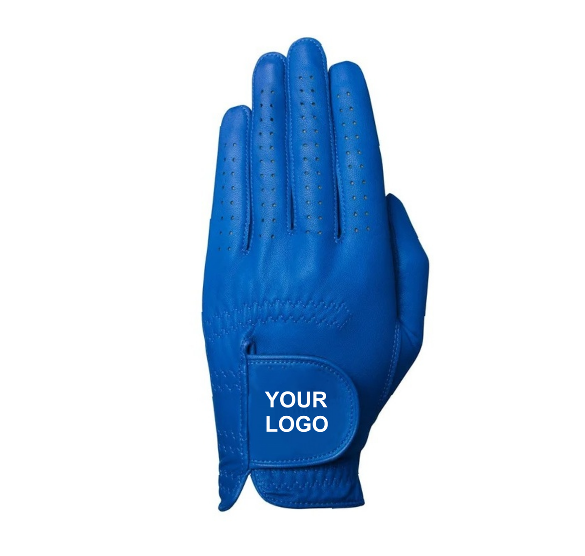 Premium Quality Cabretta Leather Breathable Golf Gloves – Left Hand Hook & Loop Closure, Custom Packaging OEM Sports Gloves - Image 3