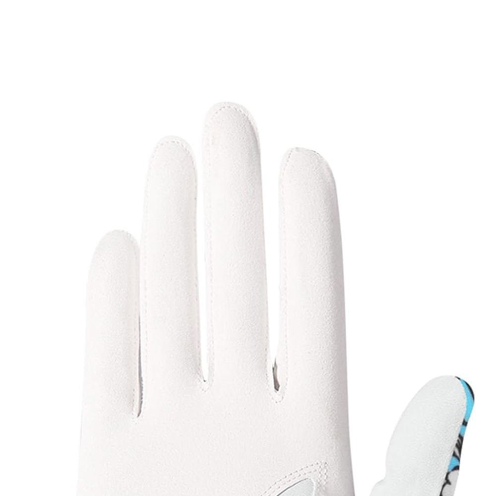 OEM Custom Printed Men’s Golf Gloves – New Design Sheepskin Full Finger Gloves with Hook & Loop Adjustable Closure - Image 2