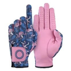 Premium custom sheepskin golf gloves with adjustable wrist strap and breathable grip for wholesale bulk orders