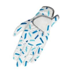 Professional men's golf gloves with Cabretta leather, anti-slip palm, adjustable wrist closure, and custom fit design for enhanced grip and control