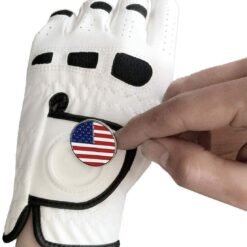 Professional Golf Gloves with Reinforced Palm Cabretta Leather Anti-Slip Breathable Design for Men