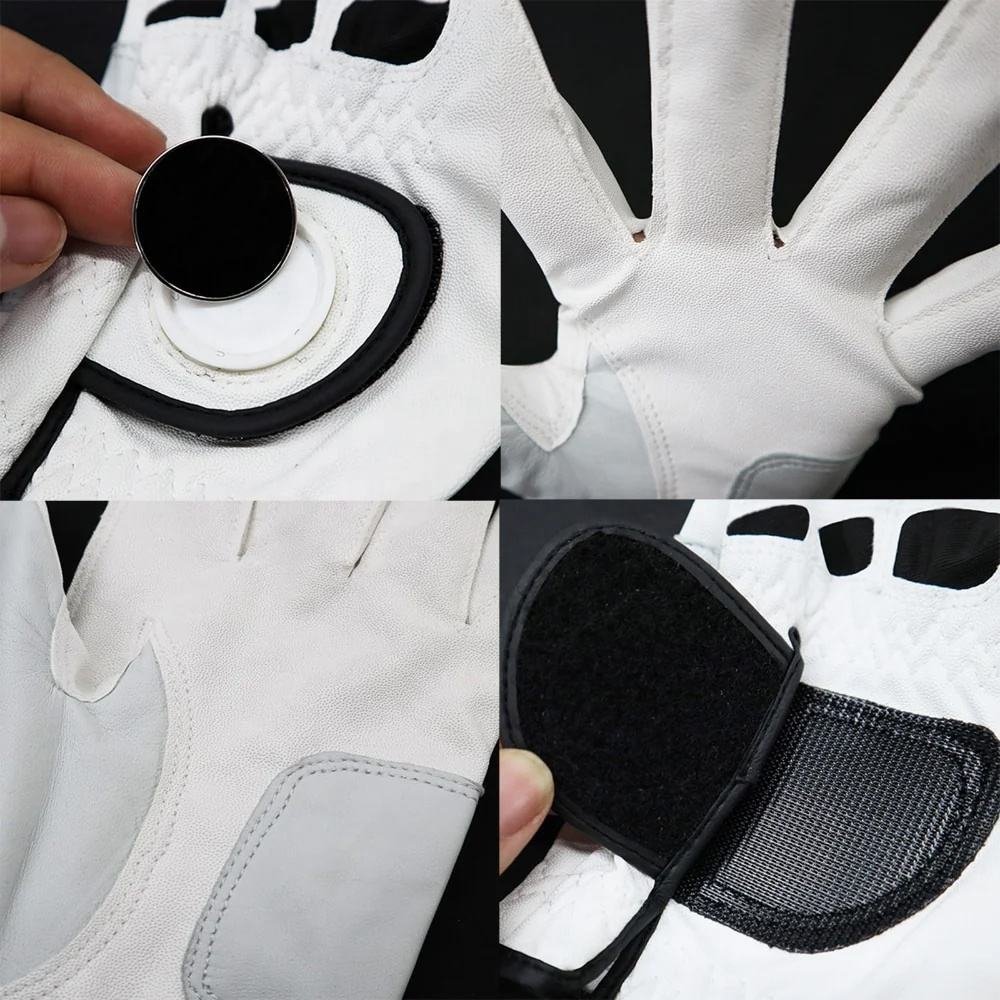 Professional Grade Cabretta Leather Golf Gloves with Enhanced Grip Breathable Soft Custom Fit for Competition - Image 4