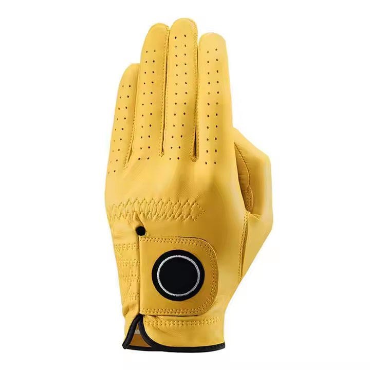 Soft & Breathable Indonesian Cabretta Leather Golf Gloves with Velcro Strap for Men & Women (Left Hand Use) - Image 2