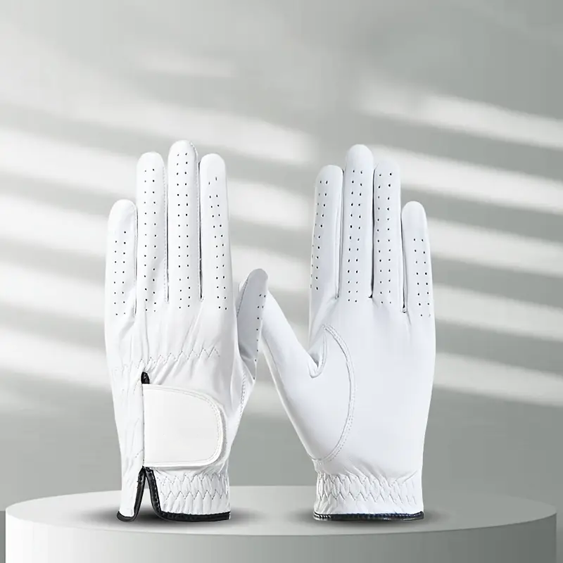 Wholesale Real Cabretta Leather Golf Gloves – Breathable Left Hand Custom Golf Glove (Unisex) - Image 6