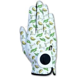 Premium cowhide cabretta leather wholesale golf gloves with custom logo embroidery, waterproof soft PU synthetic leather sports gloves for bulk orders