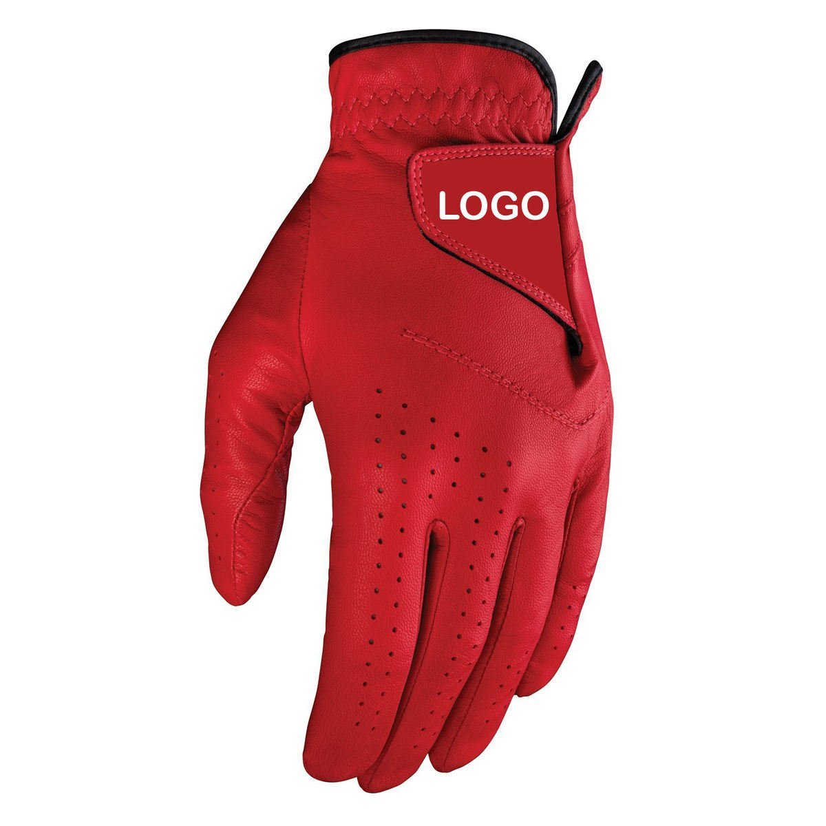Red Soft Grip Leather Golf Gloves for Men & Women – Left & Right Hand Breathable All Weather Sports Gloves Wholesale - Image 5