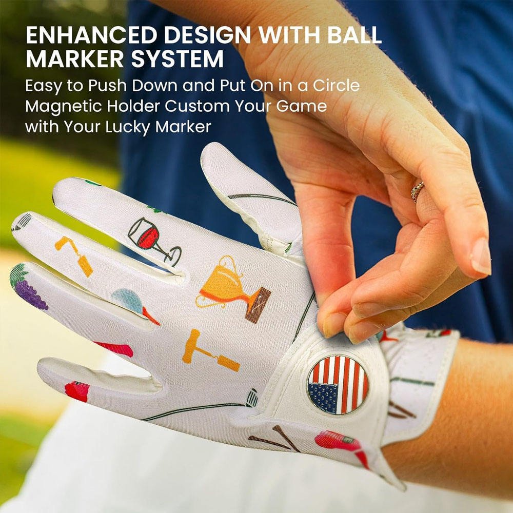 Women's Waterproof Genuine Leather Golf Gloves – Non-Slip Grip with UV Protection - Image 5