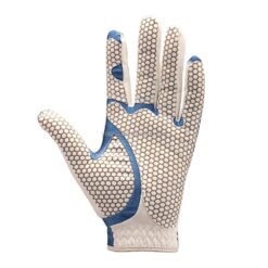 Eco-friendly bamboo fiber golf gloves for men with sweat-absorbent and breathable performance technology